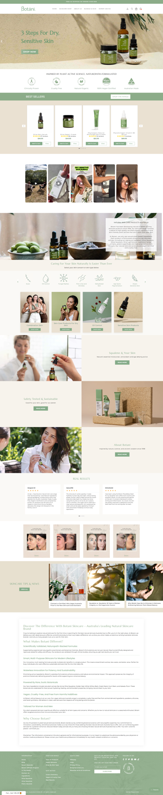 botani website
